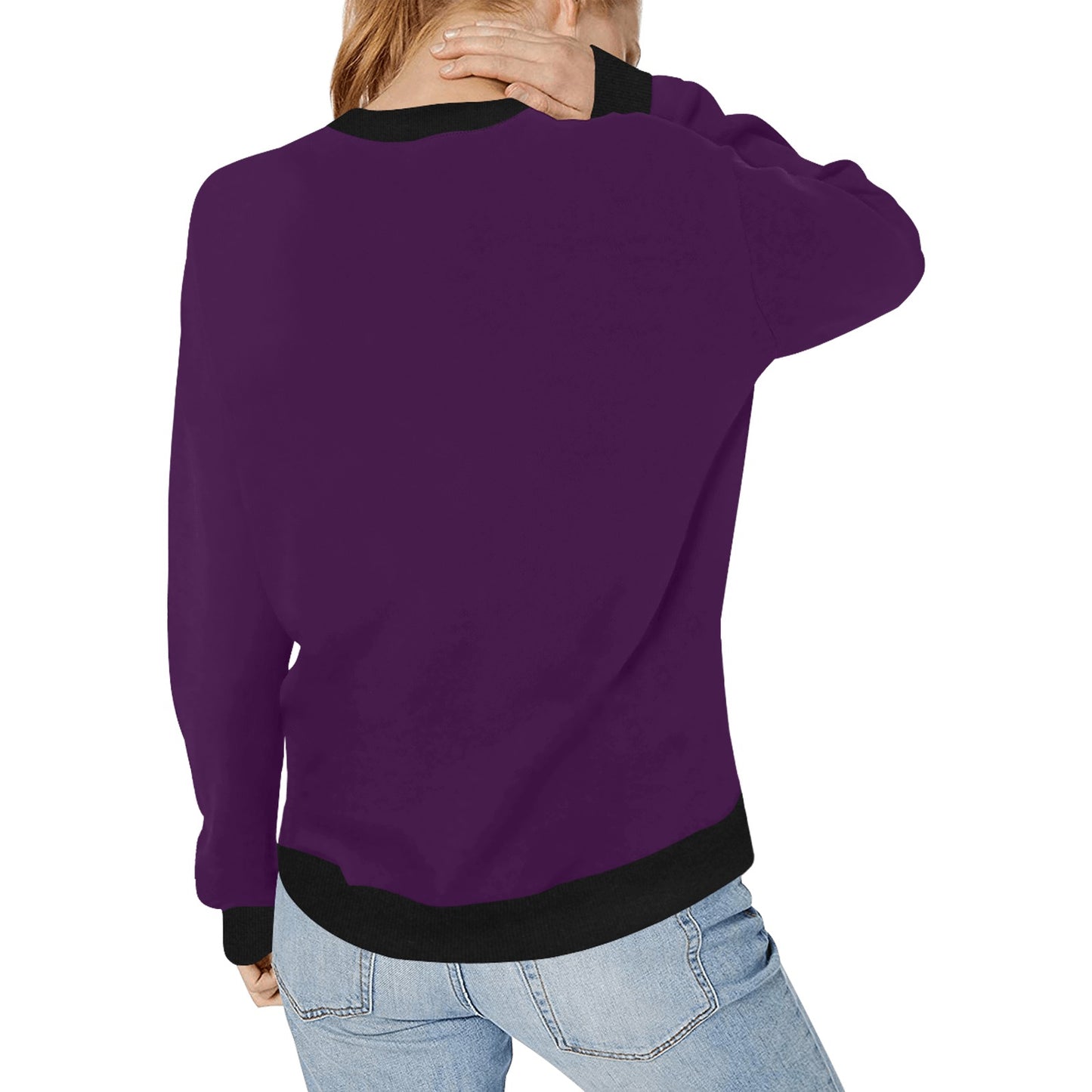 Women Purple Cypher Chan Raptor Sweater Black Accents