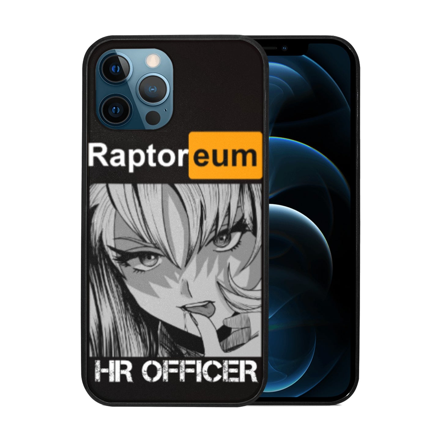 Raptoreum HR Officer iPhone 12 Rubber Case iPhone 12 (6.7") Case