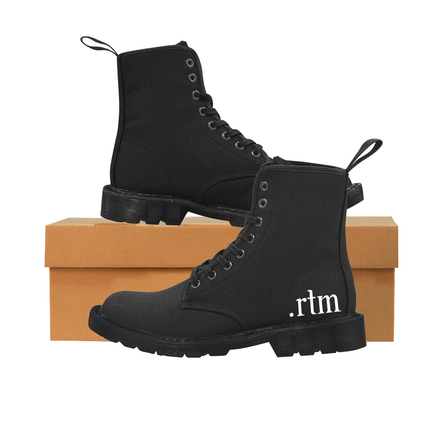rtm #25 Martin Boots for Men (Black)