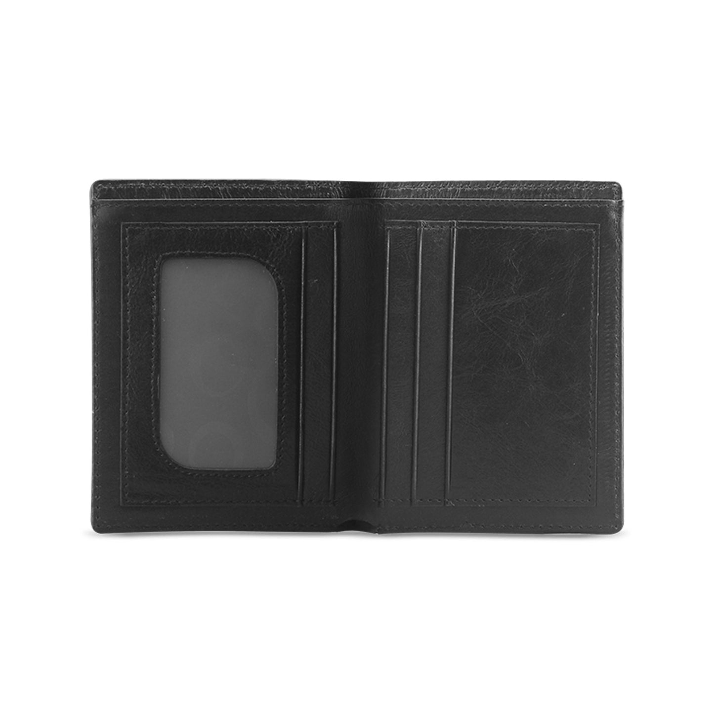 Flame Raptor Logo Mens Wallet Men's Leather Wallet