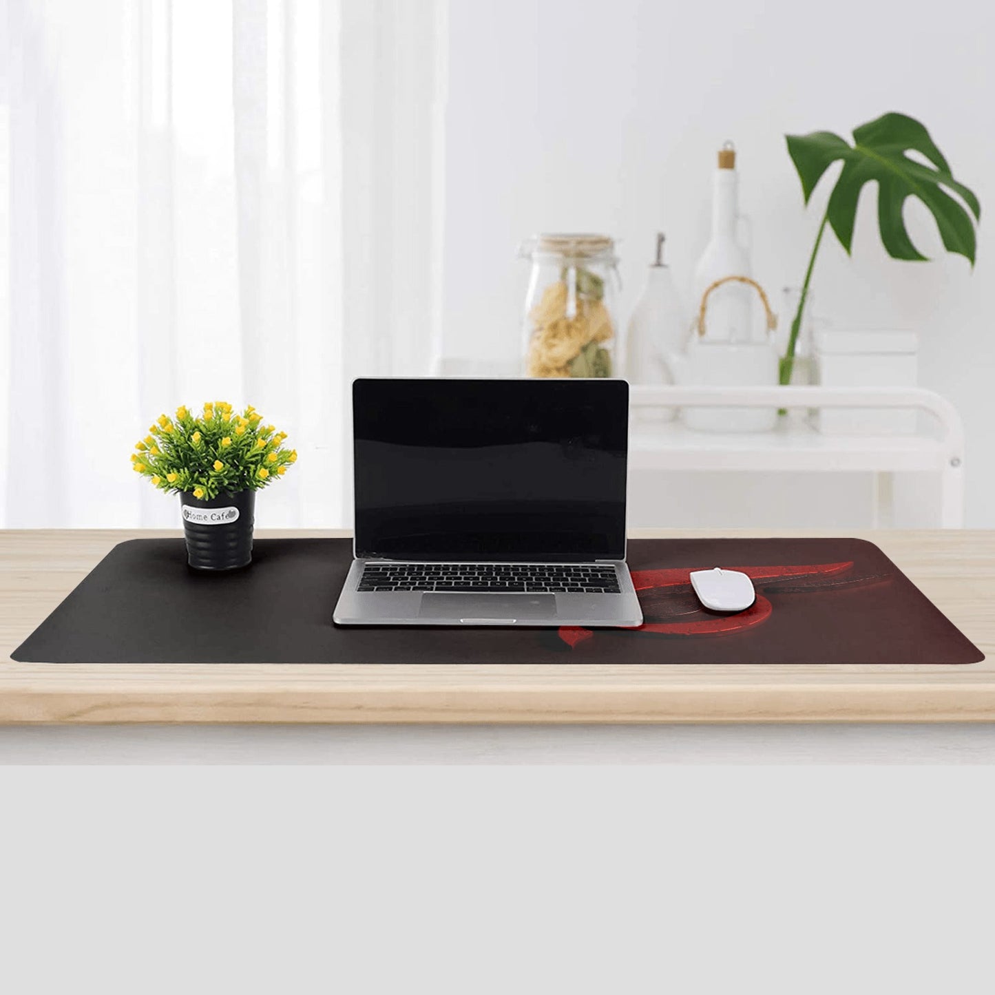 Raptoreum Logo HQ Community Submission Extra Large Rectangle Mousepad (35"x16")