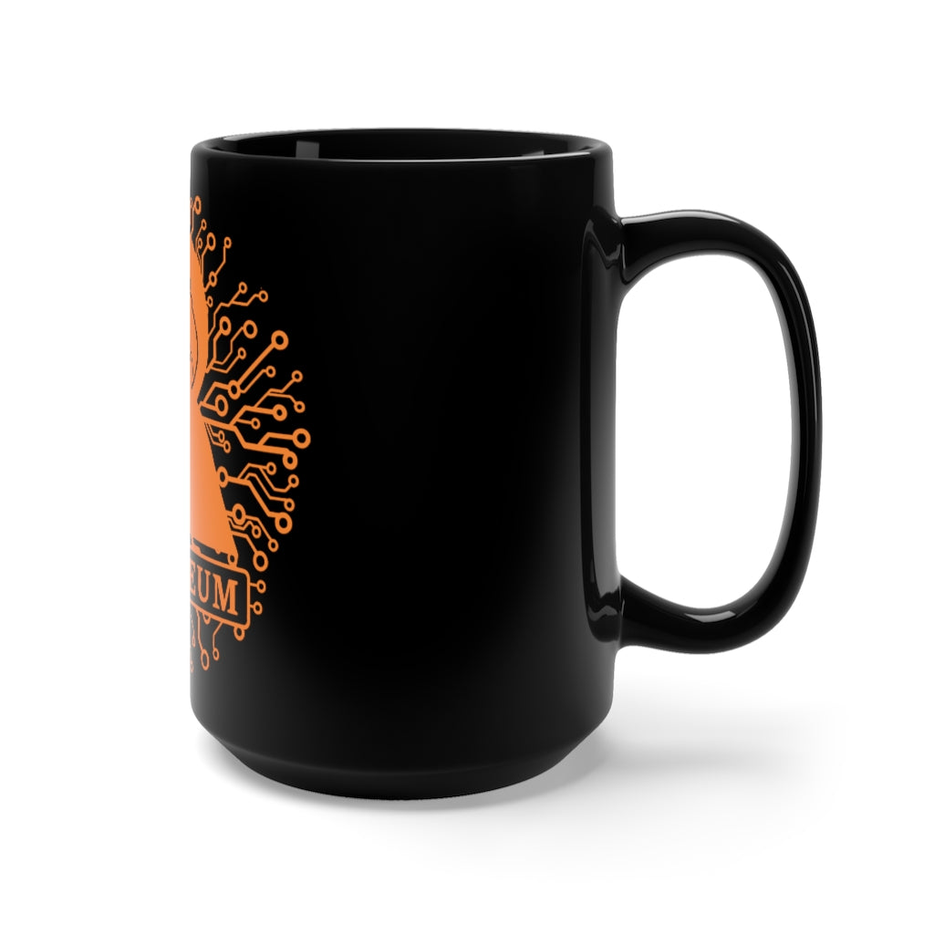 Raptoreum Black Ceramic Mug 15oz