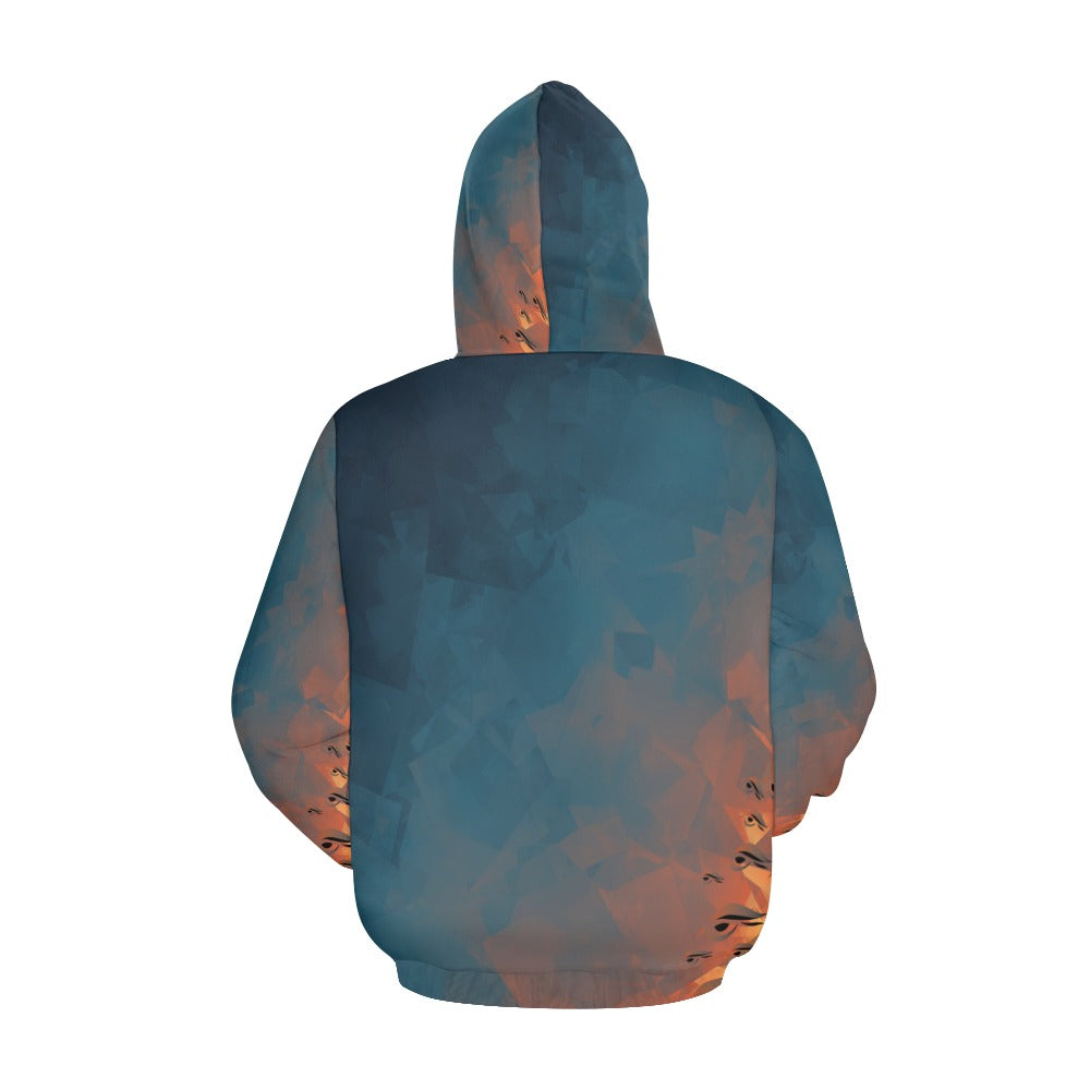 Cloud Raptor Wrap-around Hoodie All Over Print Hoodie for Men