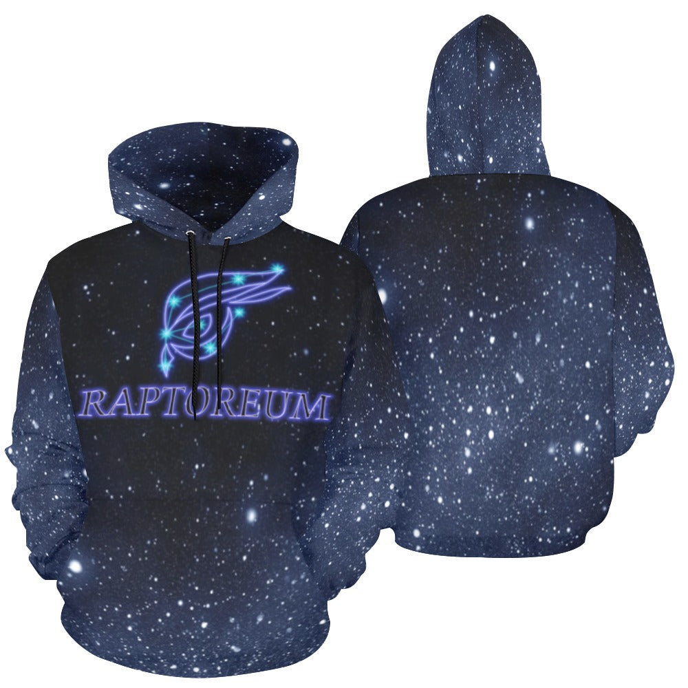 Womens Violet Mystical Raptor Hoodie