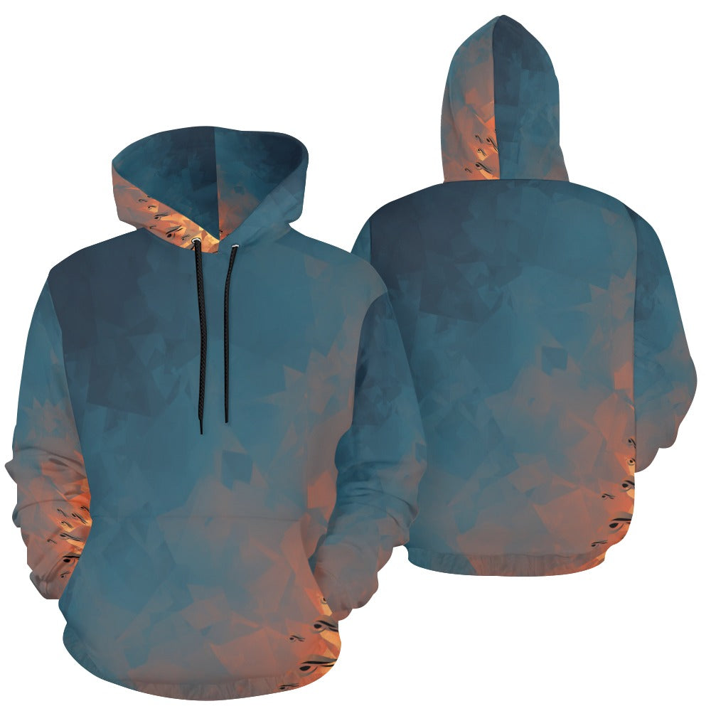 Cloud Raptor Wrap-around Hoodie All Over Print Hoodie for Men