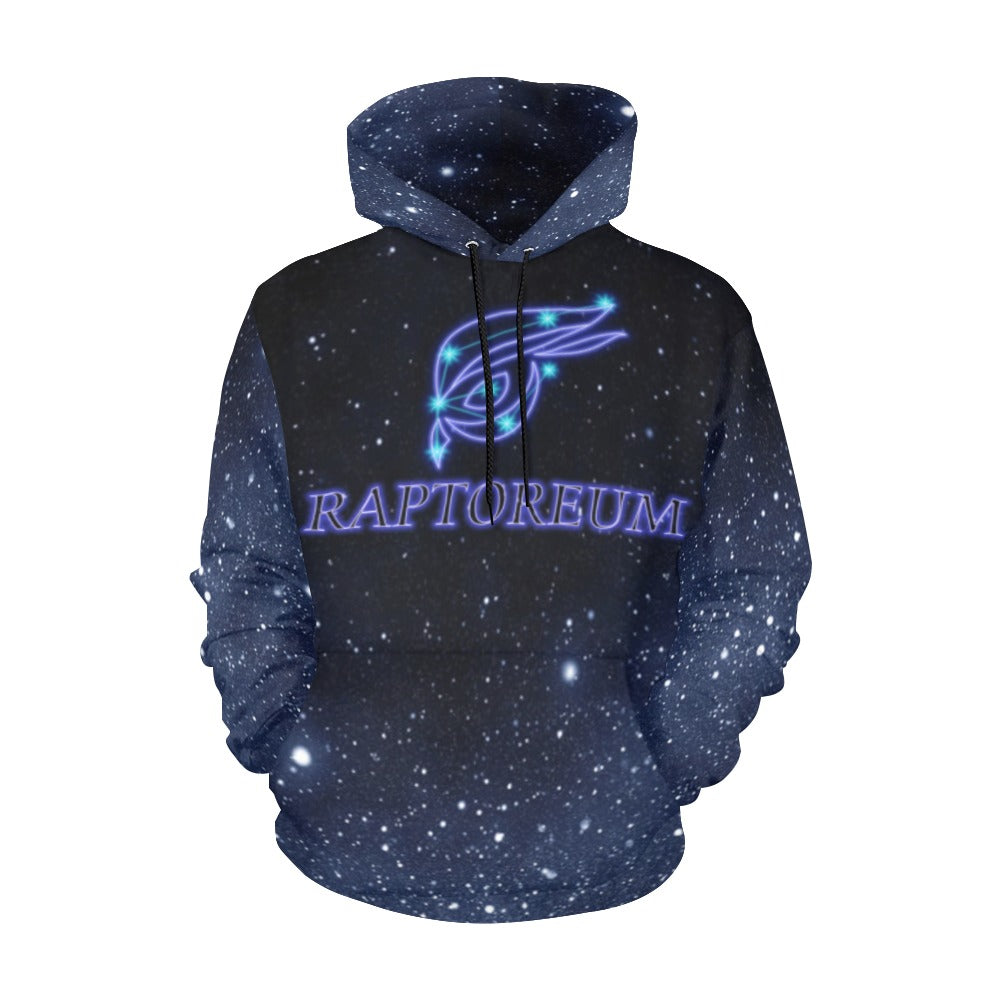 Womens Violet Mystical Raptor Hoodie