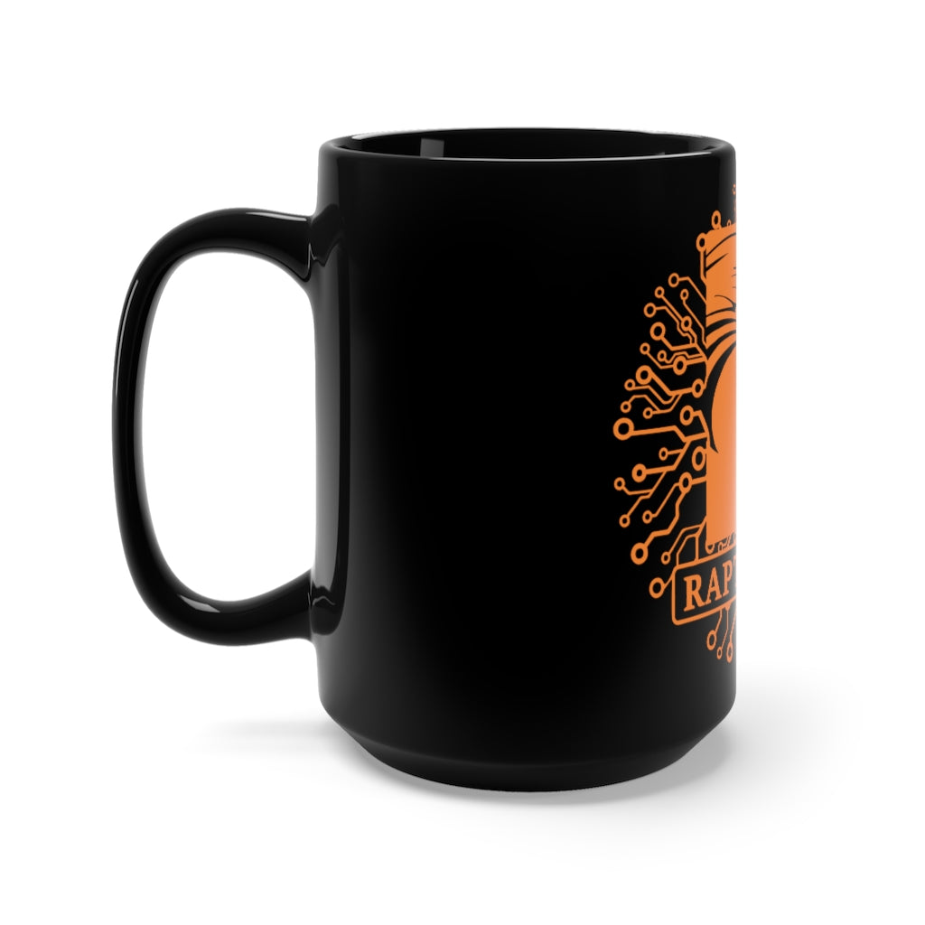 Raptoreum Black Ceramic Mug 15oz